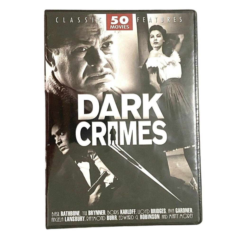 Dark Crimes 50 Classic‎ Movies DVD
